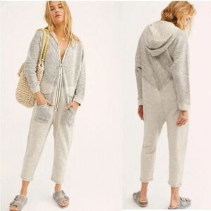 Free People Beach CRUEL SUMMER Jumper Jumpsuit Hoodie SIZE MEDIUM